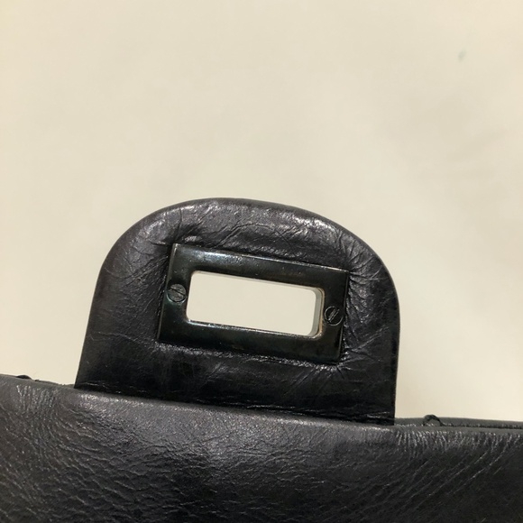 【60MK】Chanel Black Hardware Reissue Bag Sku# 82981 (Gently Used) - Picture 9 of 12